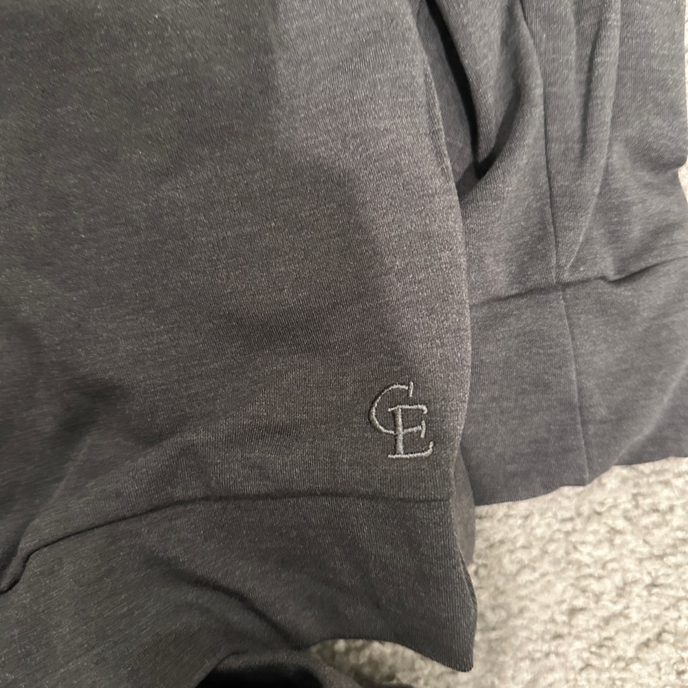 Cozy Earth Brushed Bamboo Pullover Crew and Jogger Pant Set - Graphite - Picture 11 of 11